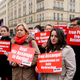 Dieter Dehm (R), Sevim Dagdelen (2-R) and Gesine Loetzsch (3-L) of The Left (Die Linke) party attend a rally calling for the release WikiLeaks founder Julian Assange, close to the embassy of the United Kingdom in Berlin, Germany, 12 April 2019. The President of Ecuador withdrew asylum of Assange, after accusing him of violating international agreements, a special protocol of coexistence and participating in a plot of institutional destabilization. Assange was arrested by British authorities on 11 April 2019. Rally calls for Julian Assange's release in Berlin, Germany - 12 Apr 2019